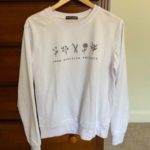 White long sleeve shirt